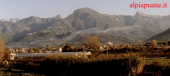 Monte Gabberi, veduta da Camaiore