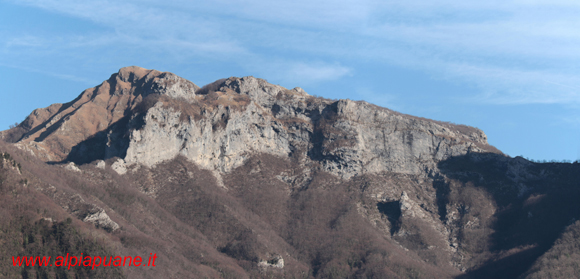 Monte Nona dal paese di Volegno