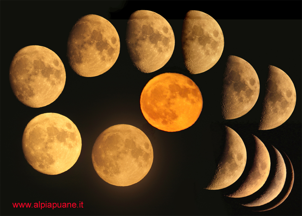 La Luna della Fragola e le fasi lunari