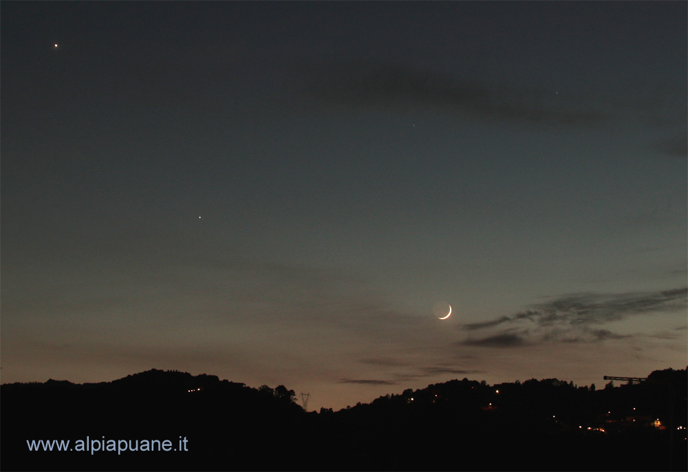Venere, Giove e la Luna 16 giugno 2026