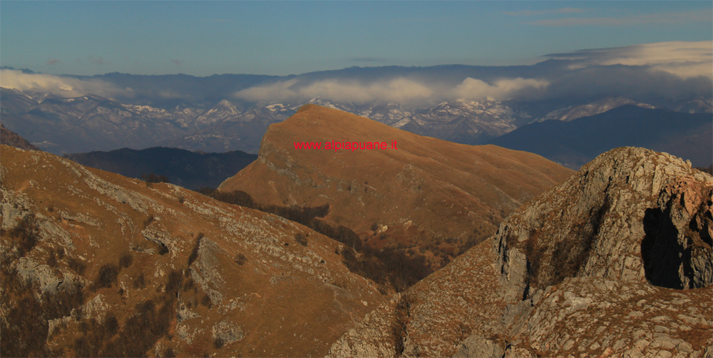 Monte Croce dal monte Matanna
