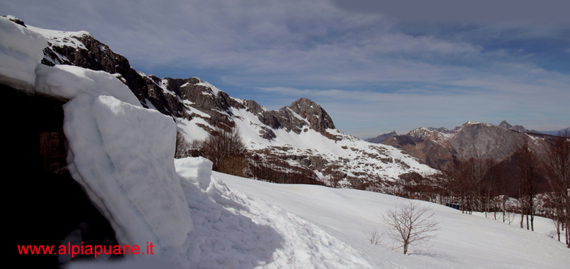 Il Pizzo delle Saette dal Rifugio Enrico Rossi