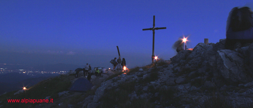 La Pania della Croce, fiaccolata