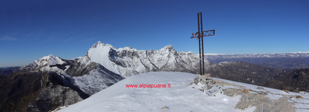 Il Gruppo delle Panie dal monte Croce