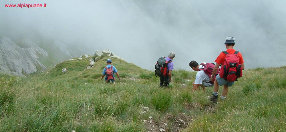 Discesa da monte Pisanino