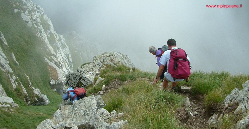 Discesa dal monte Pisanino