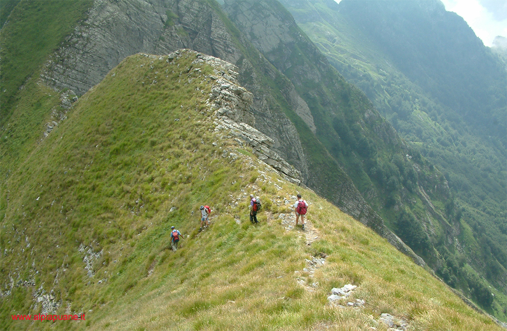 Discesa dal monte Pisanino