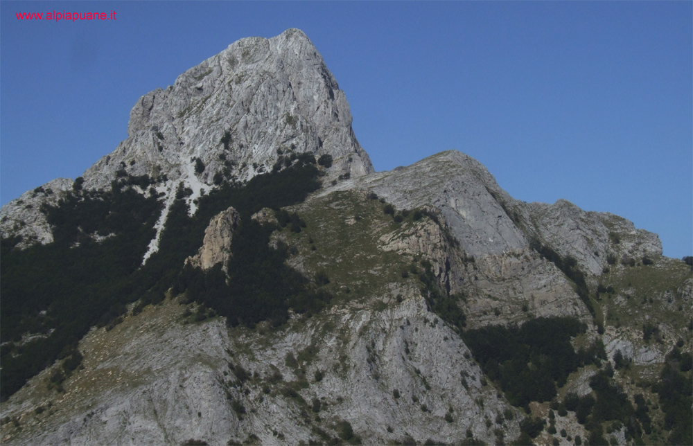 Pizzo d'Uccello dal monte Pisanino