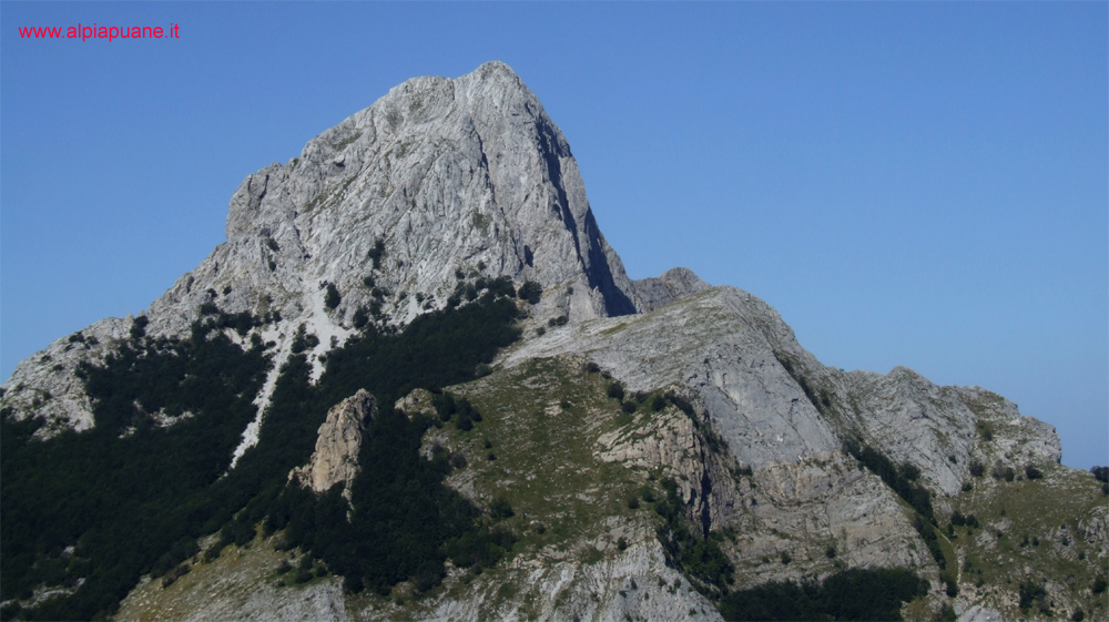 Pizzo d'Uccello dal monte Pisanino