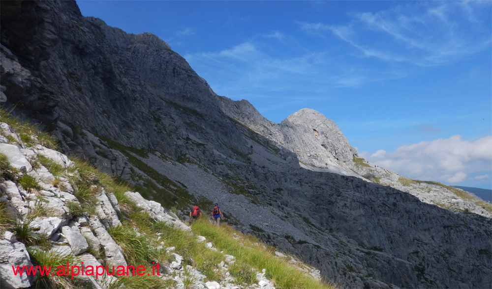 Dalla Carcaraia in direzione Pizzo delle Saette