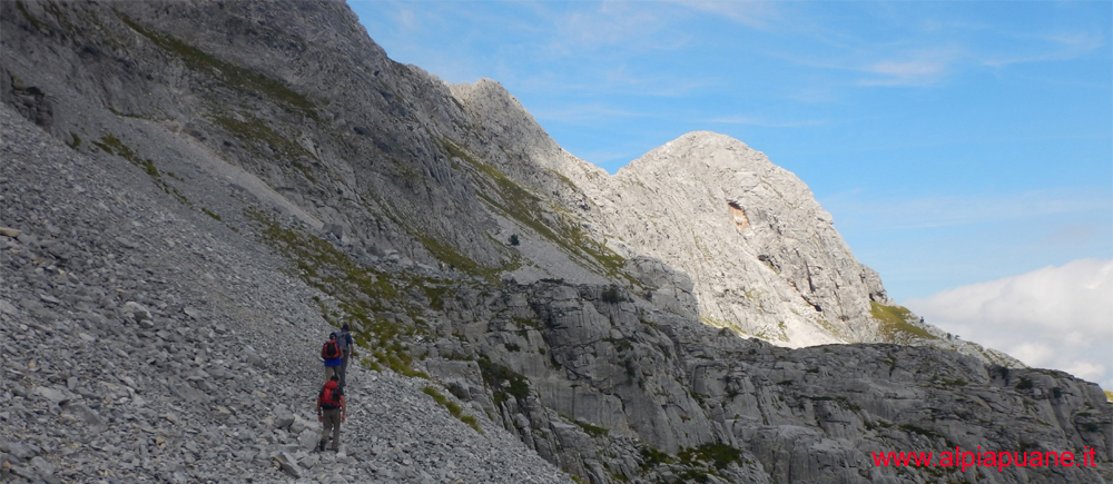 Dalla Carcaraia in direzione Pizzo delle Saette