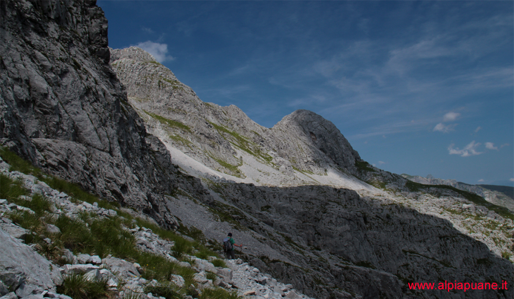 Dalla Carcaraia in direzione Pizzo delle Saette