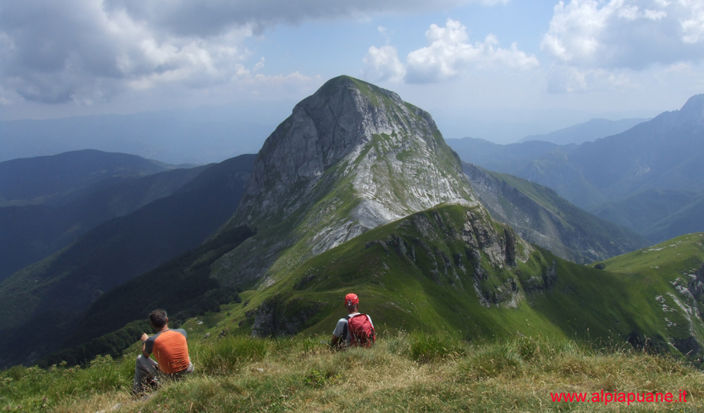 Penna del Sumbra e Passo Fiocca dal monte Fiocca