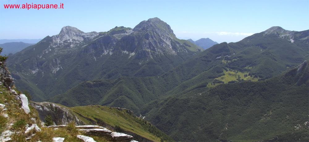 Gruppo delle Panie dal monte Sumbra