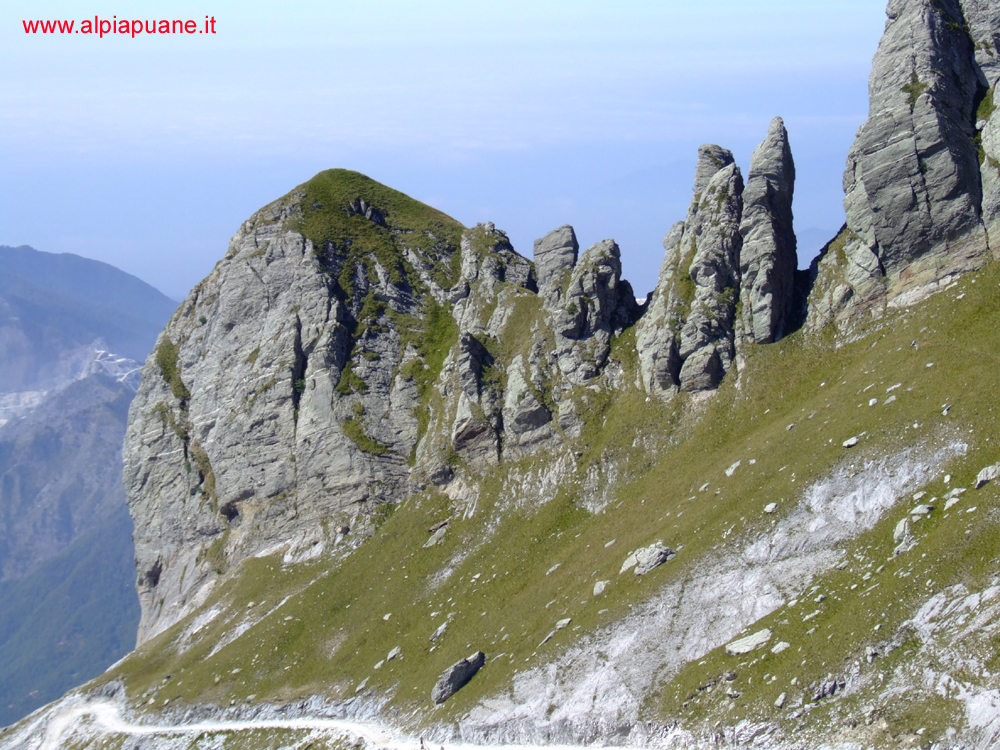Punta Carina dal Passo della Focolaccia