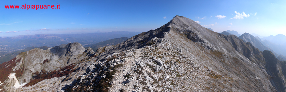 Cresta Nord-Ovest della Tambura e la Roccandagia